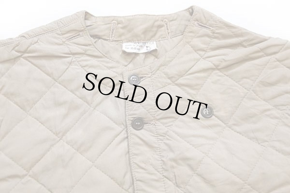 画像3: 60s イタリア軍 キルティングライナー ジャケット サンドベージュ 5★A (3)