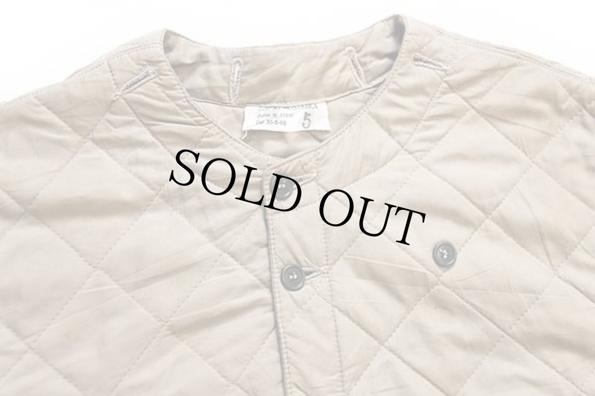 画像3: 60s イタリア軍 キルティングライナー ジャケット サンドベージュ 5★B (3)