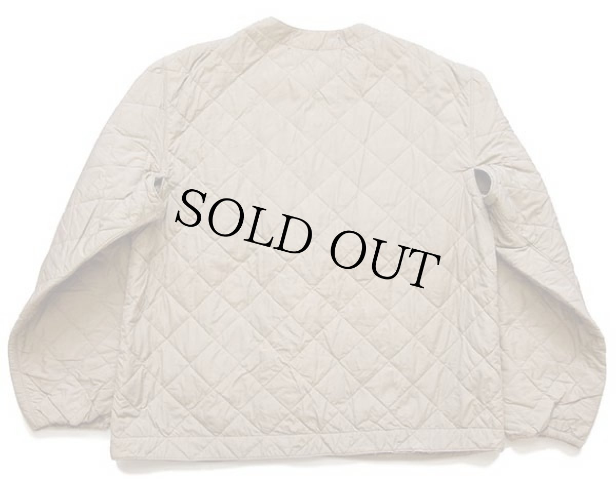 画像2: 60s イタリア軍 キルティングライナー ジャケット サンドベージュ 5★A (2)