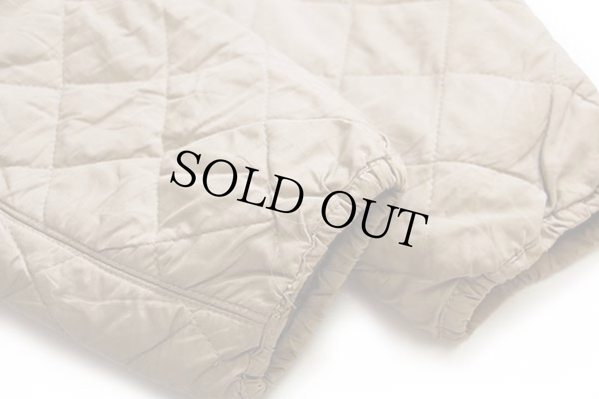 画像6: 60s イタリア軍 キルティングライナー ジャケット サンドベージュ 5★B (6)