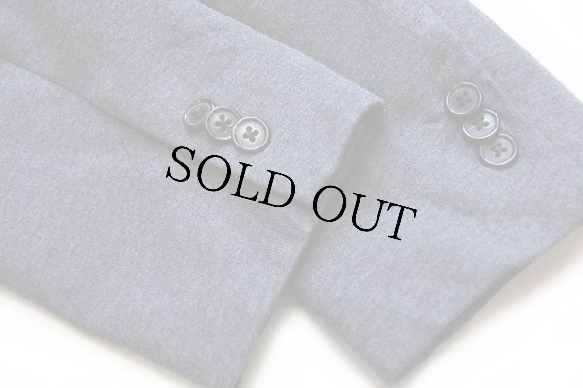 画像6: 未使用★ポロ ラルフローレン 3つボタン スウェット テーラードジャケット グレー L (6)