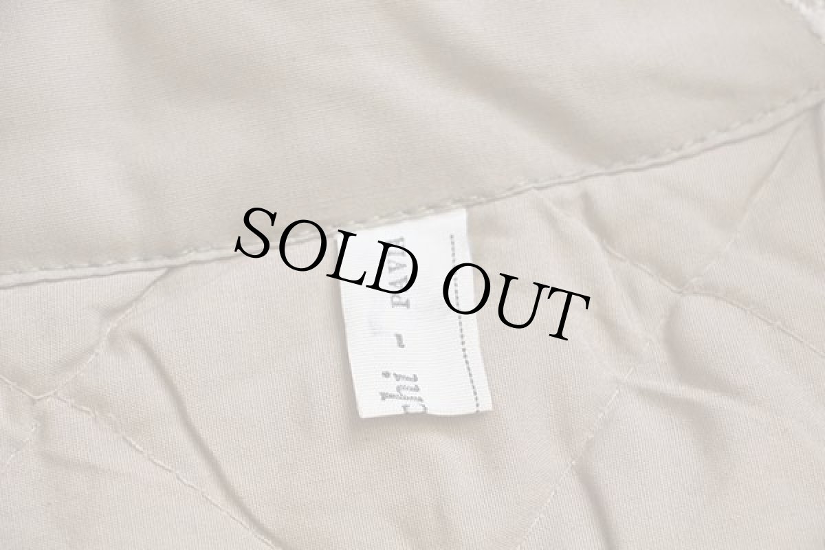 画像4: 60s イタリア軍 キルティングライナー ジャケット サンドベージュ 7 (4)