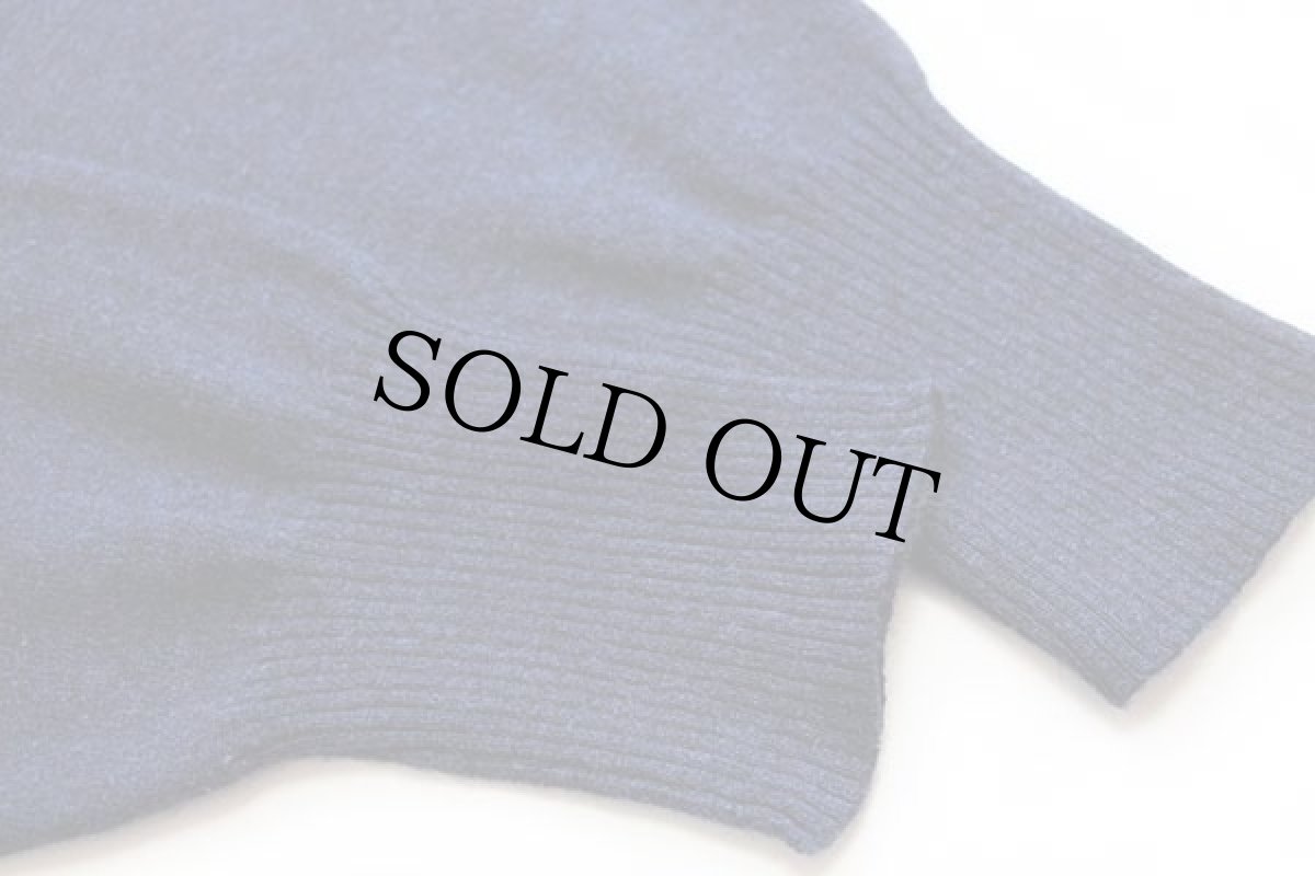 画像5: ポロ ラルフローレン ワンポイント Vネック ラムウールニット セーター 紺 XL (5)