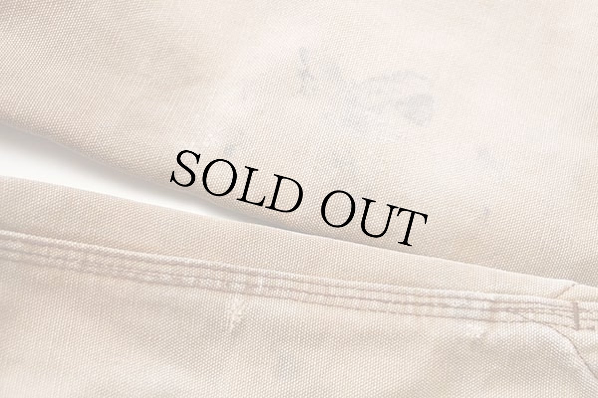 画像8: 80s carharttカーハート キルティングライナー ダック地 チョアコート カバーオール ボロ 茶 (8)