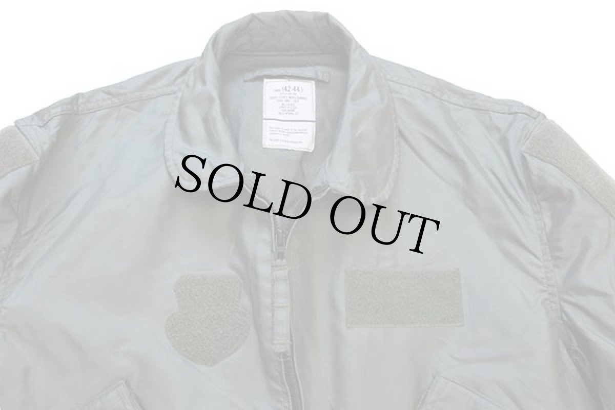 画像3: 10 米軍 USAF CWU-36/P アラミド フライトジャケット セージグリーン L (3)