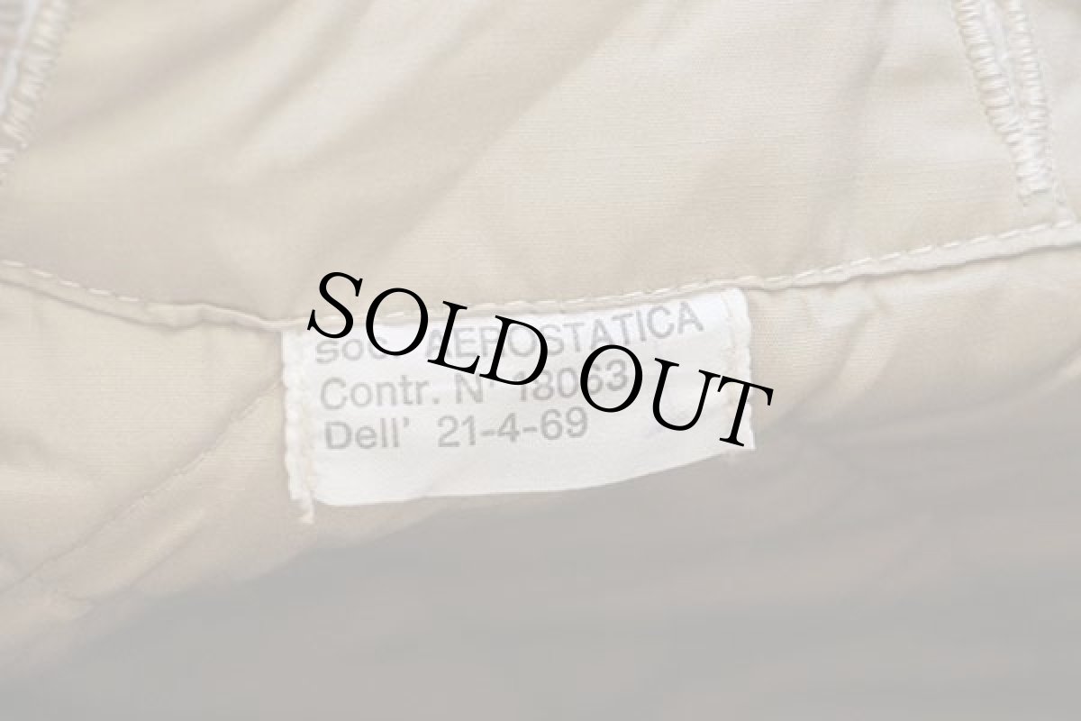 画像4: 60s イタリア軍 キルティングライナー ジャケット サンドベージュ 1 (4)