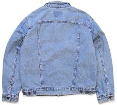 画像2: 90s Levi'sリーバイス 70518 チェック ネルライナー デニムジャケット 4ポケット L (2)