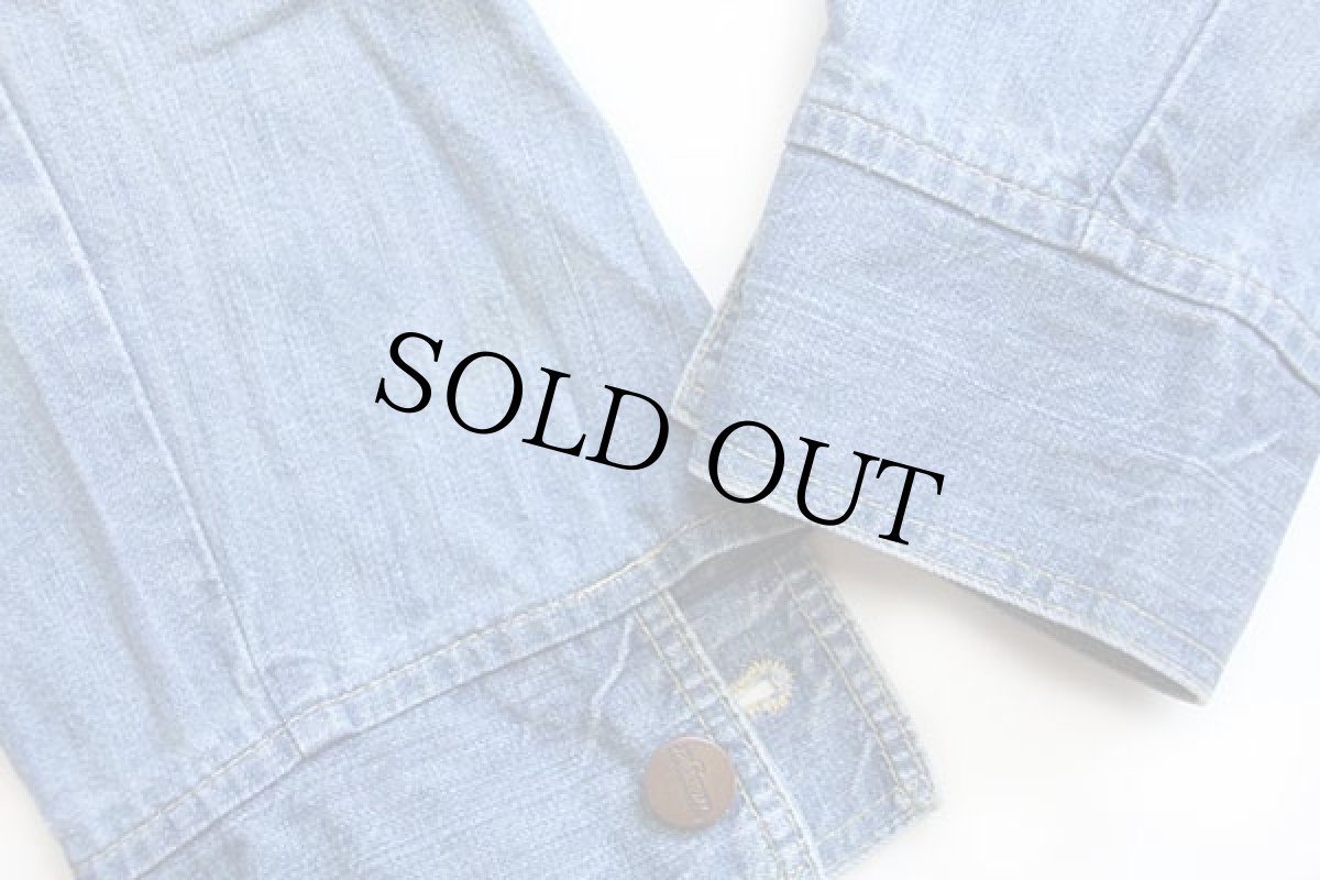 画像6: 70s USA製 Wranglerラングラー WRAPID TRANSIT デニム ブッシュジャケット M (6)