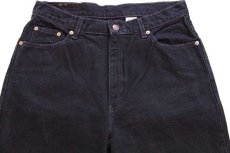 画像4: 90s Levi'sリーバイス 512 ブラック デニムパンツ 14 REG.M★08 (4)