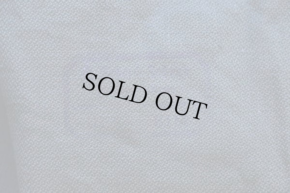 画像5: デッドストック★50s スイス軍 バンドカラー マウンテン スモック プルオーバー コットンシャツ グリーングレー★B (5)