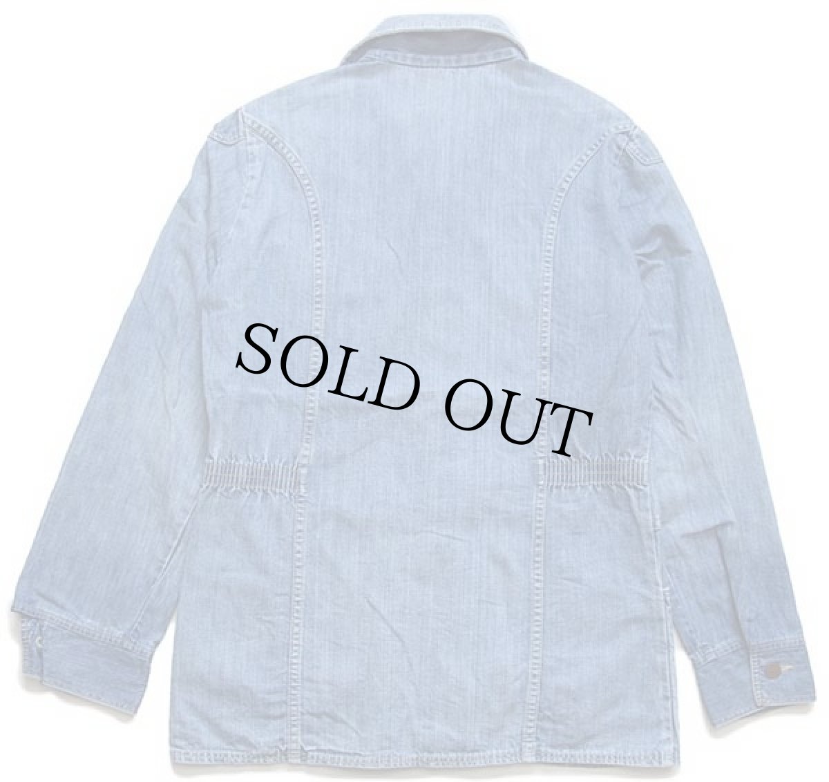 画像2: 70s USA製 Wranglerラングラー WRAPID TRANSIT デニム ブッシュジャケット M (2)