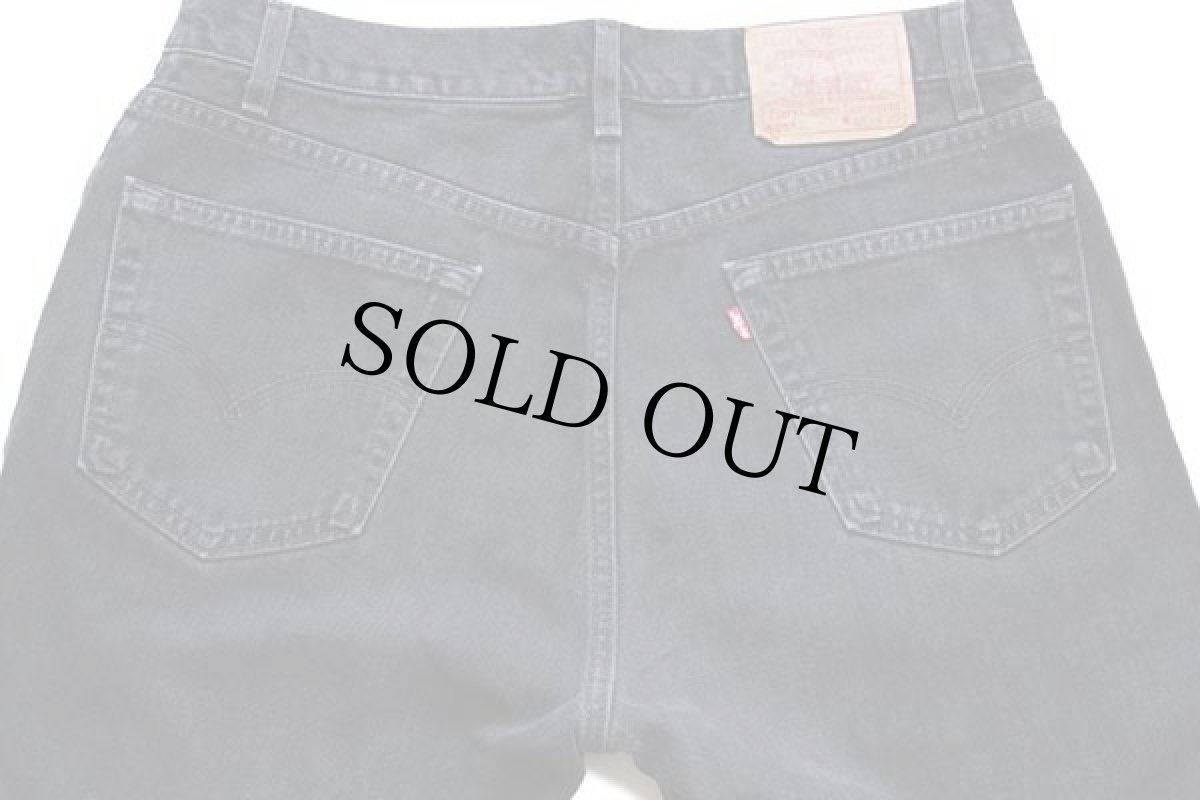 画像5: 00s USA製 Levi'sリーバイス 505 ブラック デニムパンツ w36 L30★47 (5)