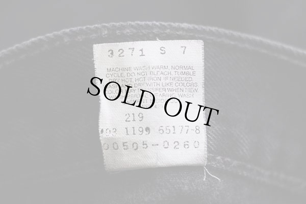 画像7: 90s メキシコ製 Levi'sリーバイス 505 ブラック デニムパンツ w36 L30★44 (7)