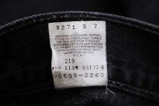 画像7: 90s メキシコ製 Levi'sリーバイス 505 ブラック デニムパンツ w36 L30★44 (7)