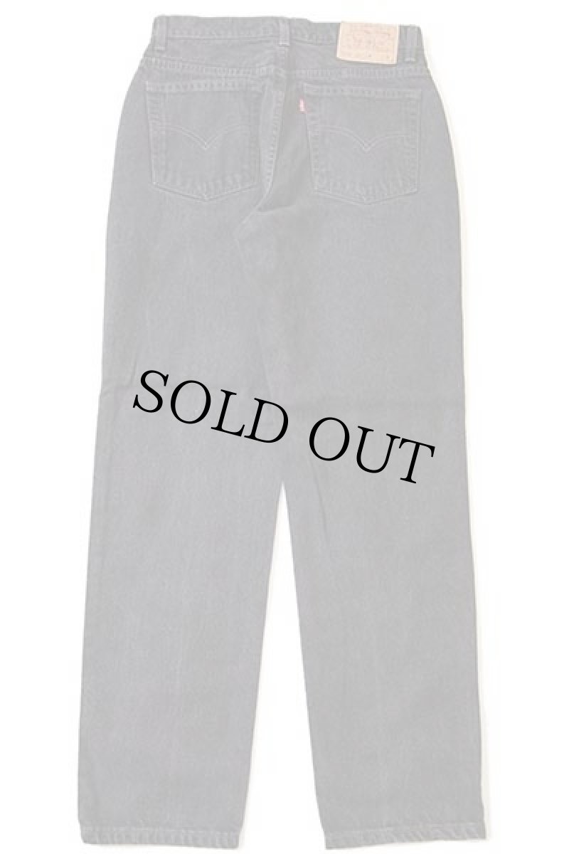 画像3: 90s メキシコ製 Levi'sリーバイス 512 ブラック デニムパンツ 10 REG.M★09 (3)