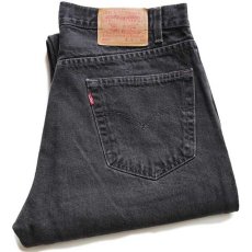 画像1: 90s メキシコ製 Levi'sリーバイス 505 ブラック デニムパンツ w36 L30★44 (1)