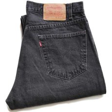 画像1: 90s メキシコ製 Levi'sリーバイス 505 ブラック デニムパンツ w36 L30★44 (1)