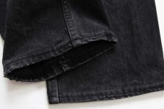 画像8: 90s Levi'sリーバイス 505 ブラック デニムパンツ w33★40 (8)