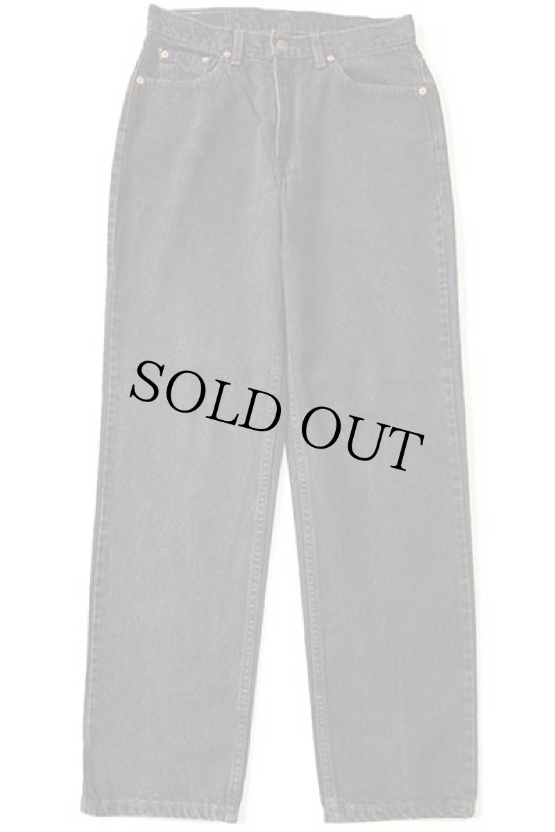 画像2: 90s メキシコ製 Levi'sリーバイス 512 ブラック デニムパンツ 10 REG.M★09 (2)