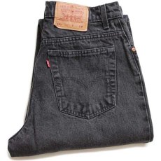 画像1: 90s Levi'sリーバイス 551 ブラック デニムパンツ 12 MED (1)