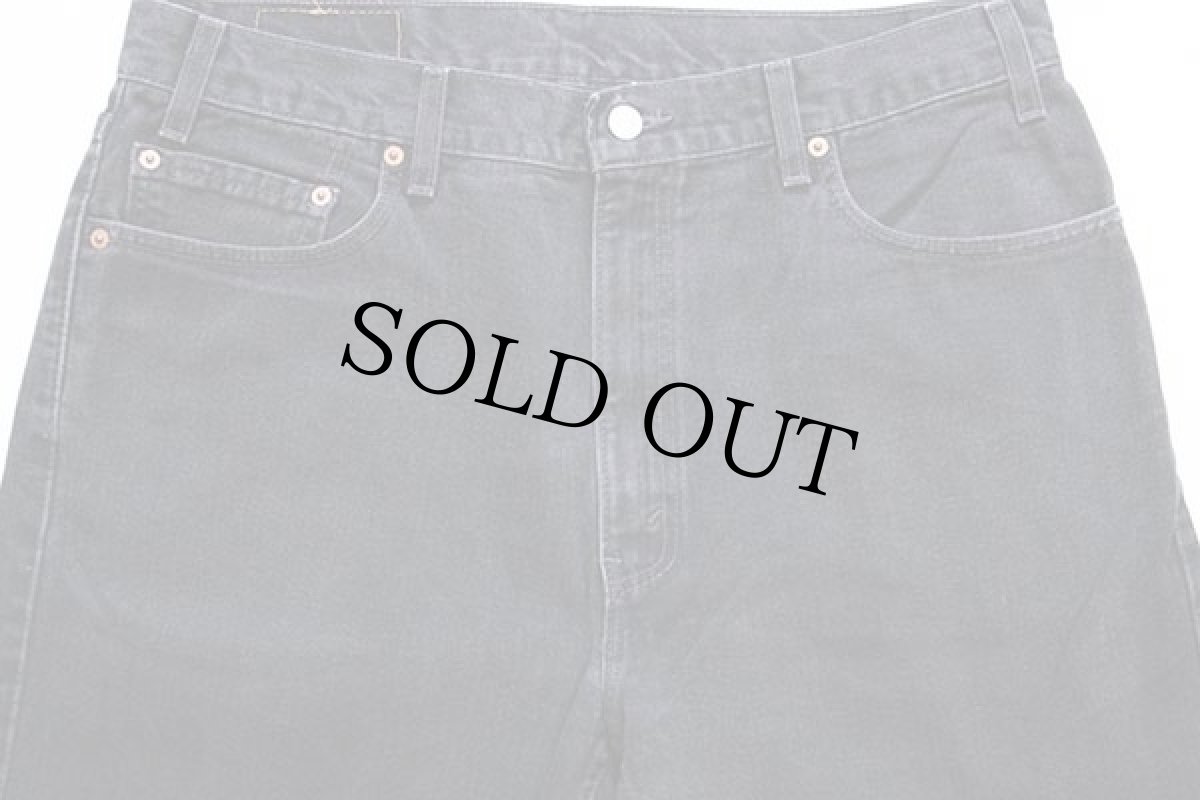 画像4: 00s USA製 Levi'sリーバイス 505 ブラック デニムパンツ w36 L30★47 (4)