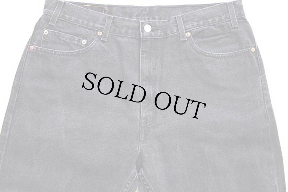 画像4: 00s メキシコ製 Levi'sリーバイス 505 ブラック デニムパンツ w36 L29 (4)