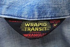 画像4: 70s USA製 Wranglerラングラー WRAPID TRANSIT デニム ブッシュジャケット M (4)