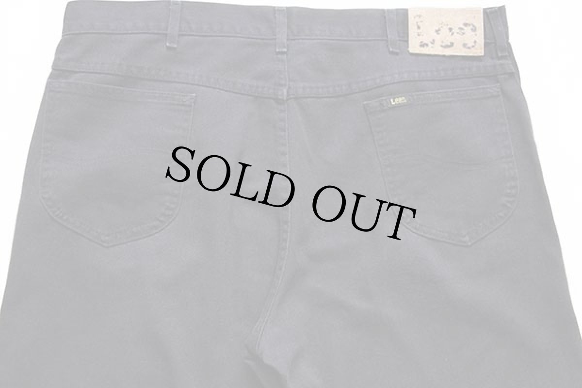 画像5: 90s Leeリー カツラギパンツ 黒 w38 (5)