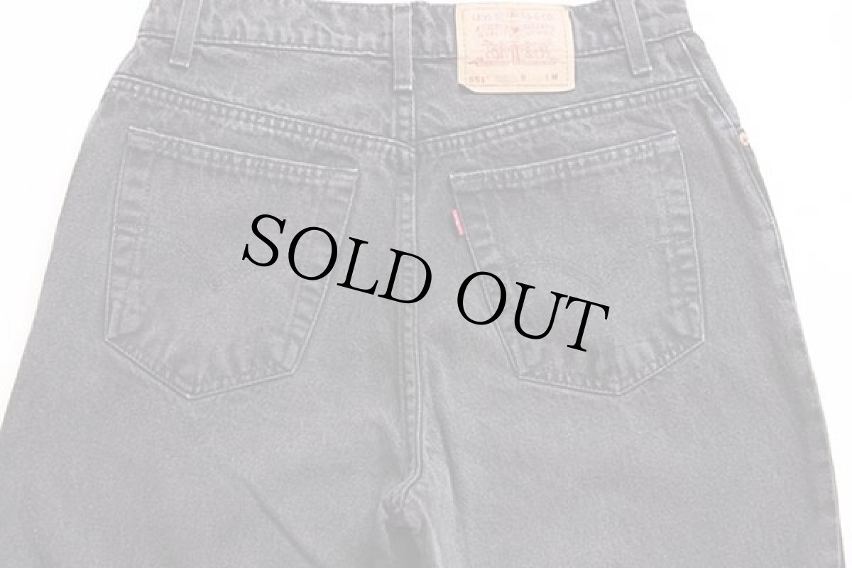 画像5: 90s Levi'sリーバイス 551 ブラック デニムパンツ 12 MED (5)