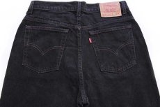 画像5: 90s Levi'sリーバイス 512 ブラック デニムパンツ 14 REG.M★08 (5)