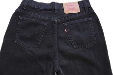 画像5: 90s カナダ製 Levi'sリーバイス 512 ブラック デニムパンツ w30 R★10 (5)