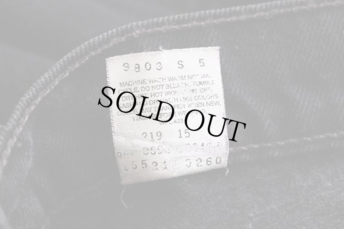 画像7: 90s メキシコ製 Levi'sリーバイス 512 ブラック デニムパンツ 10 REG.M★09 (7)