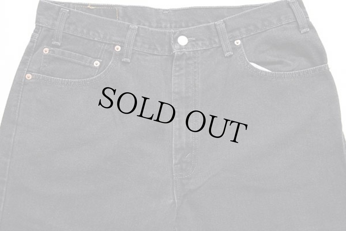 画像4: 00s カナダ製 Levi'sリーバイス 505 ブラック デニムパンツ w36 L32★48 (4)