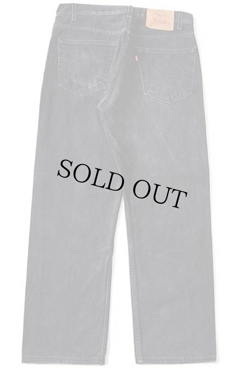 画像3: 90s Levi'sリーバイス 505 ブラック デニムパンツ w33★40 (3)