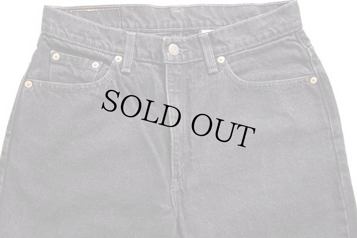 画像4: 90s メキシコ製 Levi'sリーバイス 512 ブラック デニムパンツ 10 REG.M★09 (4)