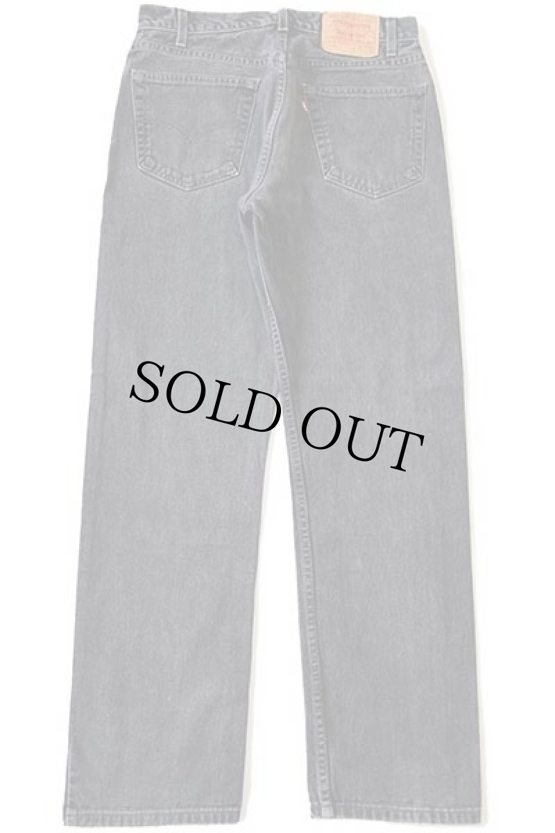 画像3: 00s メキシコ製 Levi'sリーバイス 505 ブラック デニムパンツ w33 L32★39 (3)