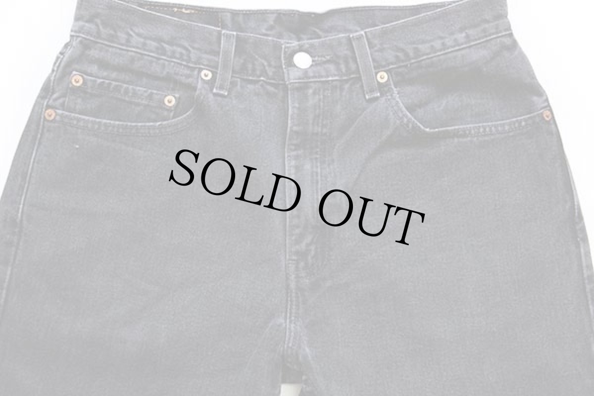 画像4: 00s メキシコ製 Levi'sリーバイス 505 ブラック デニムパンツ w33 L32★39 (4)