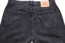 画像5: 00s メキシコ製 Levi'sリーバイス 505 ブラック デニムパンツ w36 L29 (5)