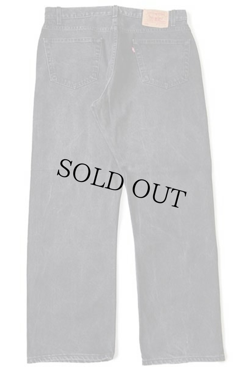 画像3: 00s メキシコ製 Levi'sリーバイス 505 ブラック デニムパンツ w36 L29 (3)