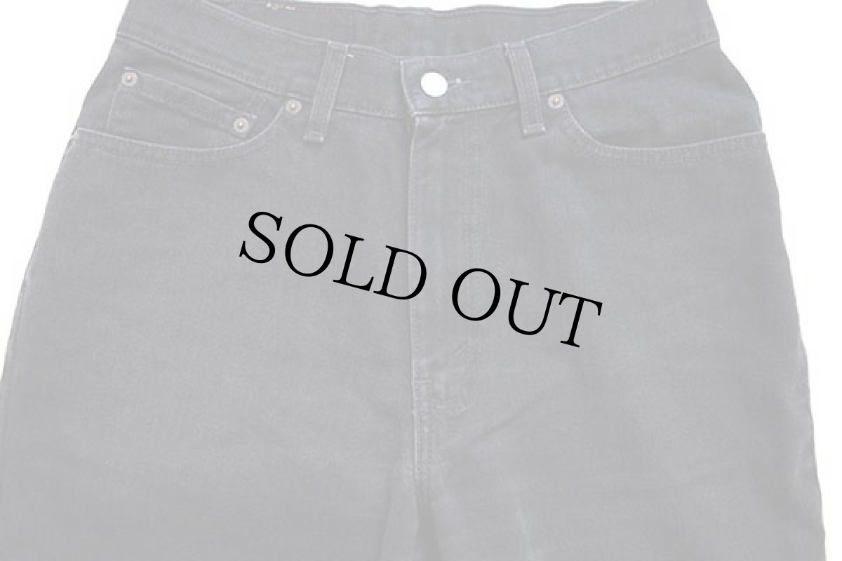 画像4: 90s カナダ製 Levi'sリーバイス 512 ブラック デニムパンツ w30 R★10 (4)