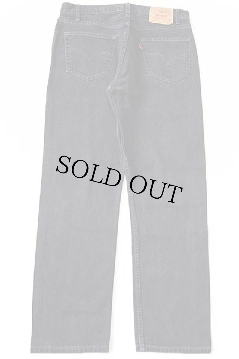 画像3: 00s カナダ製 Levi'sリーバイス 505 ブラック デニムパンツ w36 L32★48 (3)