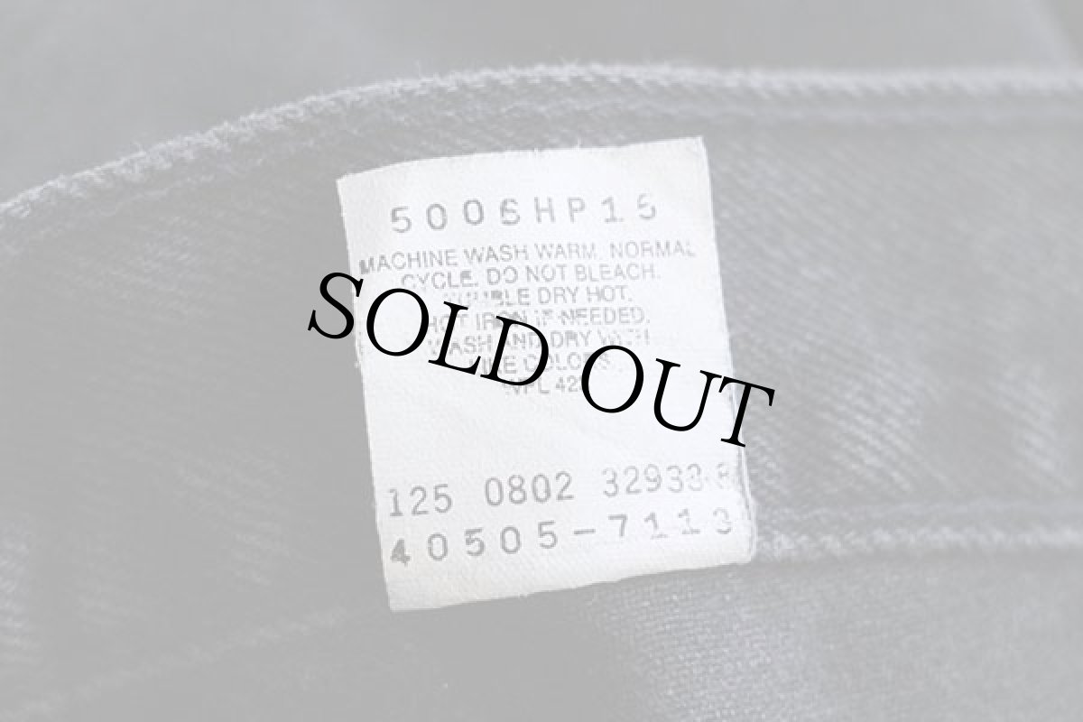 画像7: 00s メキシコ製 Levi'sリーバイス 505 ブラック デニムパンツ w36 L29 (7)