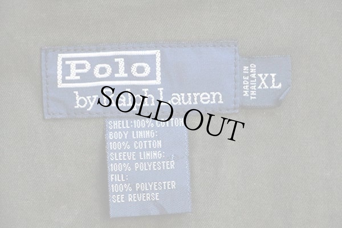 画像4: ポロ ラルフローレン コットン フィールドコート オリーブ XL★ジャケット (4)