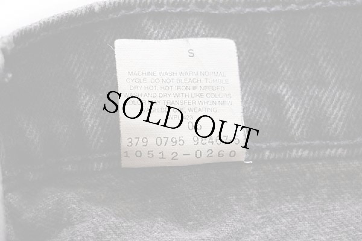 画像7: 90s USA製 Levi'sリーバイス 512 ブラック デニムパンツ 15 MED★07 (7)