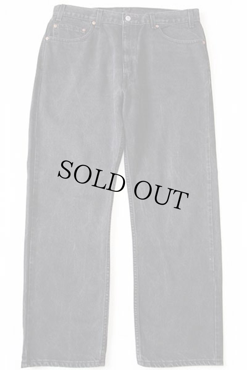 画像2: 00s メキシコ製 Levi'sリーバイス 505 ブラック デニムパンツ w36 L29 (2)
