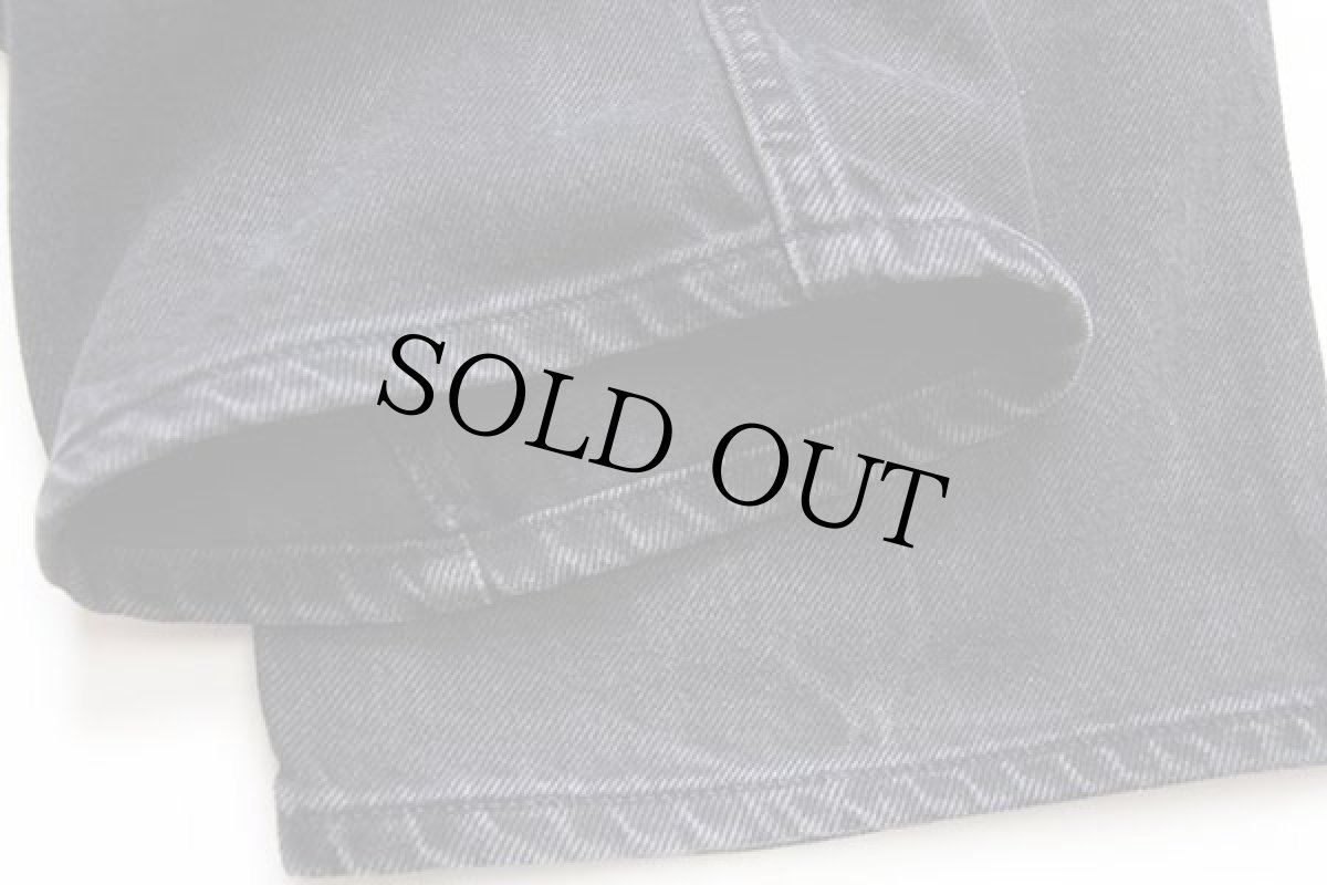 画像8: 00s メキシコ製 Levi'sリーバイス 505 ブラック デニムパンツ w36 L29 (8)