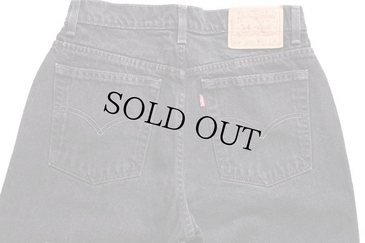 画像5: 90s メキシコ製 Levi'sリーバイス 512 ブラック デニムパンツ 10 REG.M★09 (5)
