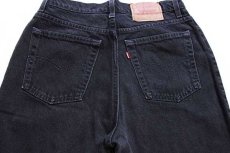 画像5: 90s USA製 Levi'sリーバイス 512 ブラック デニムパンツ 13 S★06 (5)