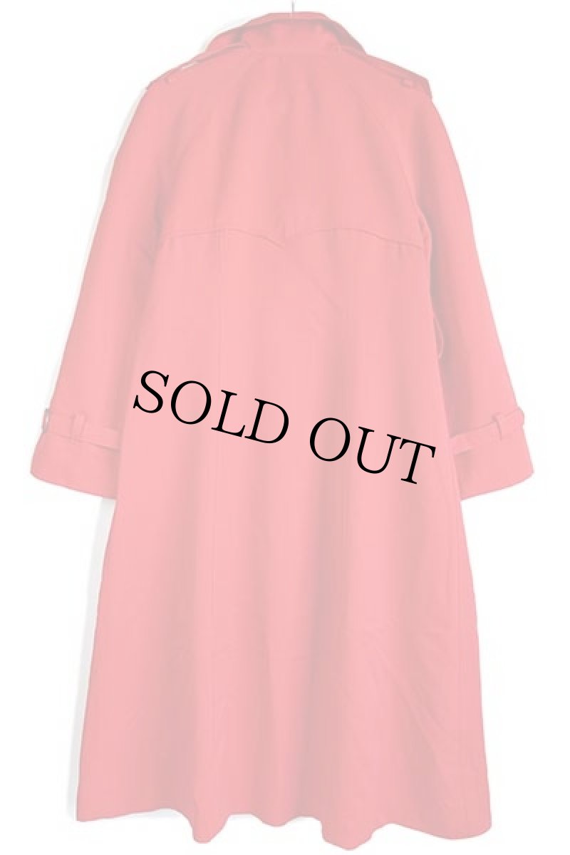 画像3: 80s 英国製 Burberrysバーバリー PRORSUM トレンチコート 赤 (3)