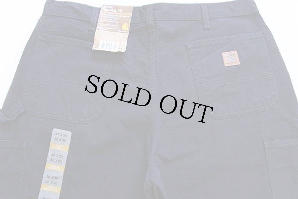 画像5: 未使用★メキシコ製 carharttカーハート ダック地 ペインターパンツ ミッドナイト w38 L30 (5)